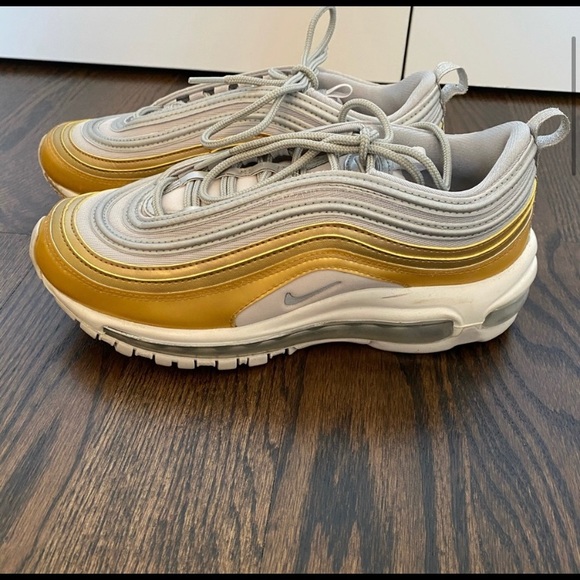 NIKE AIR MAX 97 Vast Grey Metallic Gold